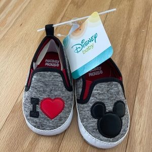 Disney baby 9-12Mo soft slip on shoes